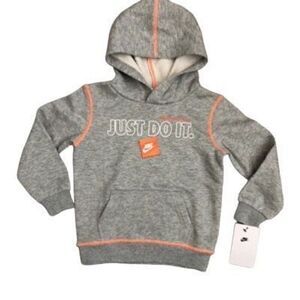Nike Sportswear Just Do it Hooded Sweatshirt Little Kids Size 3T